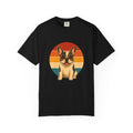 PawJoy French Bulldog Shades Retro Sunset Tee