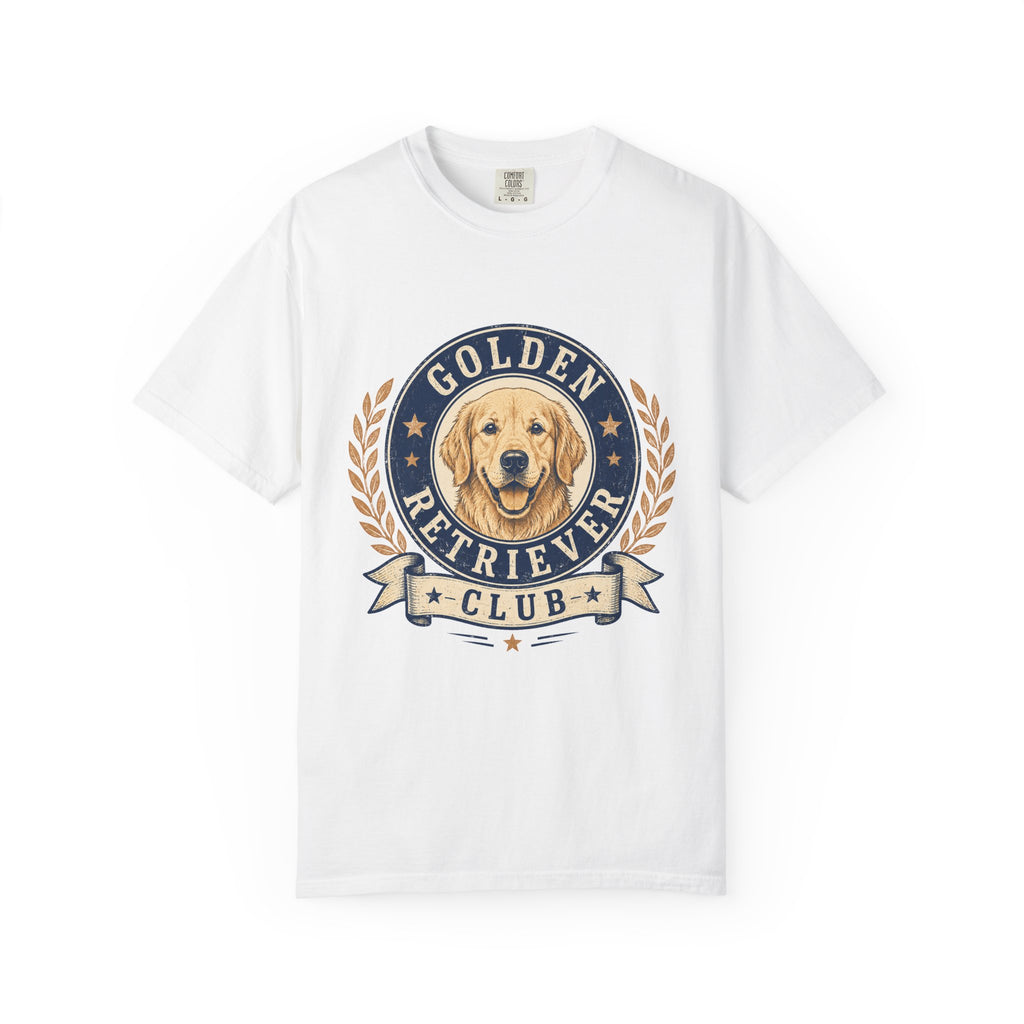 PawJoy Golden Retriever Club Vintage Tee