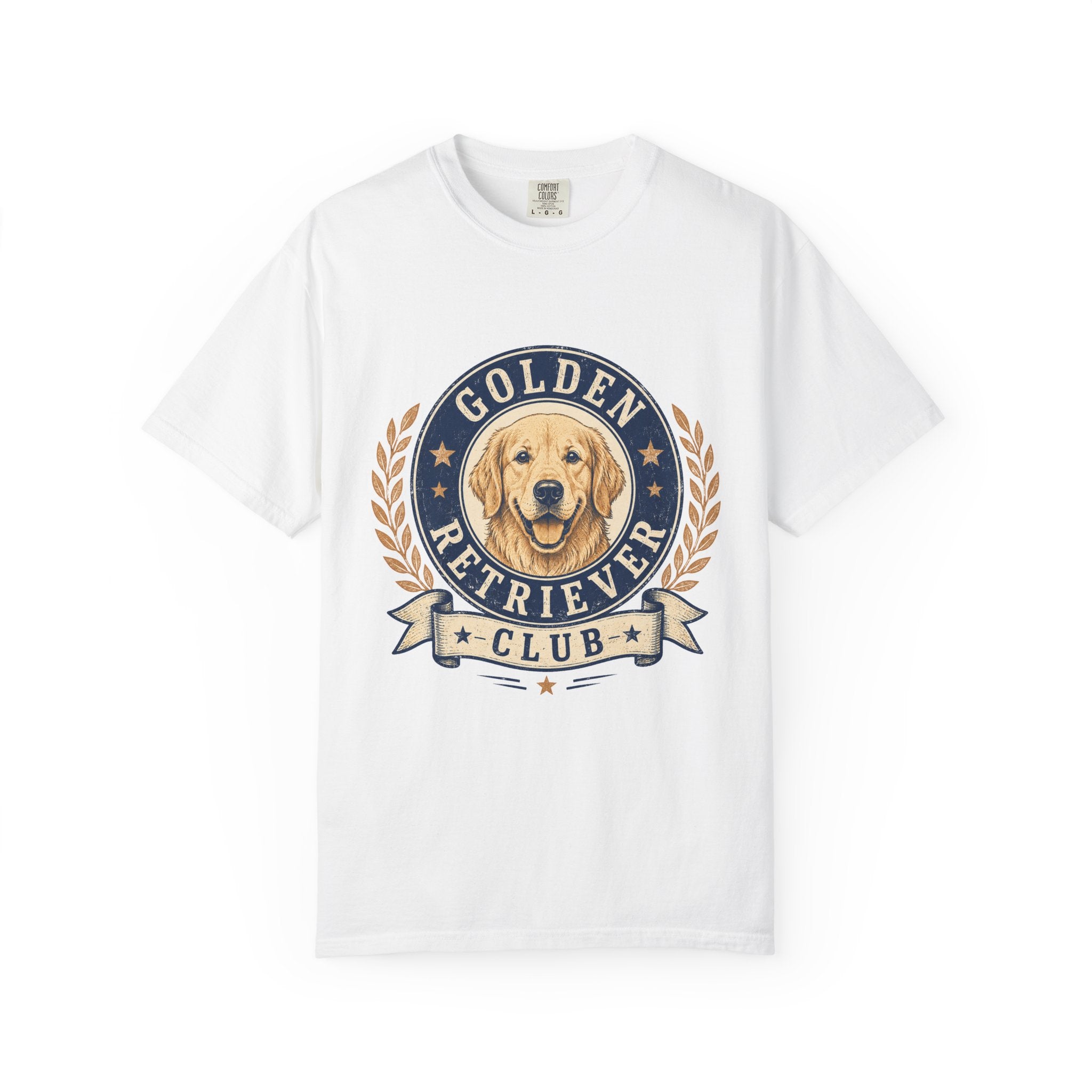 PawJoy Golden Retriever Club Vintage Tee