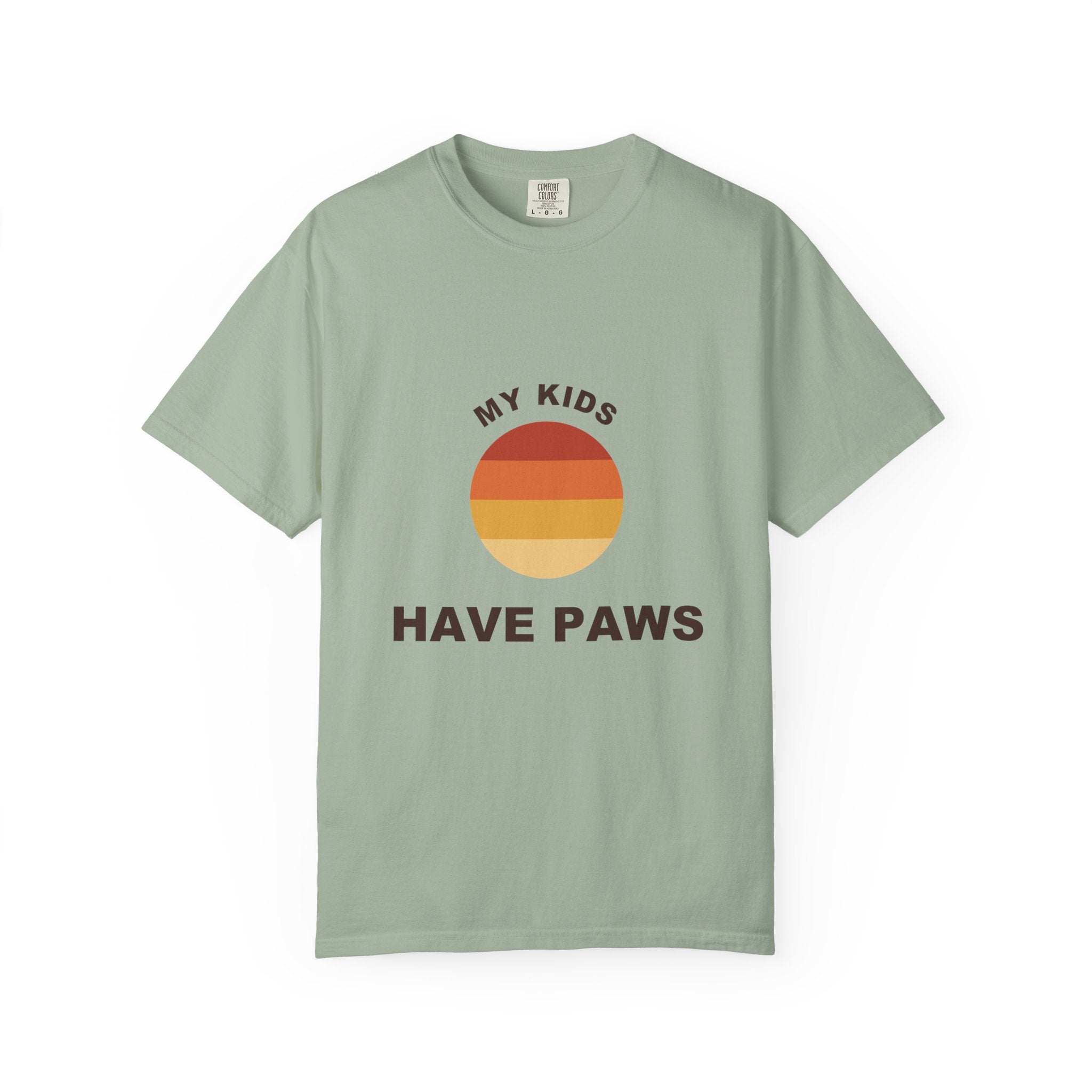 PawJoy My Kids Have Paws Retro Tee