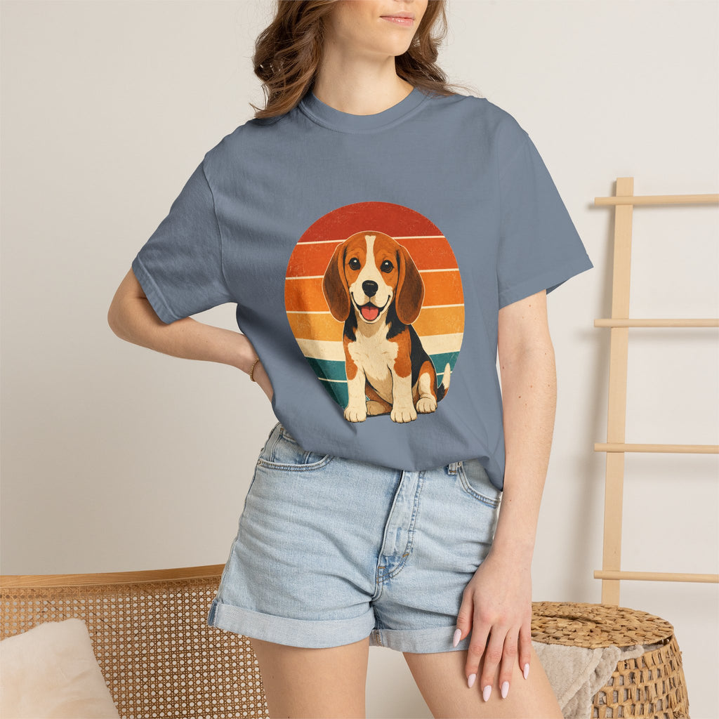 PawJoy Beagle Retro Sunset Tee