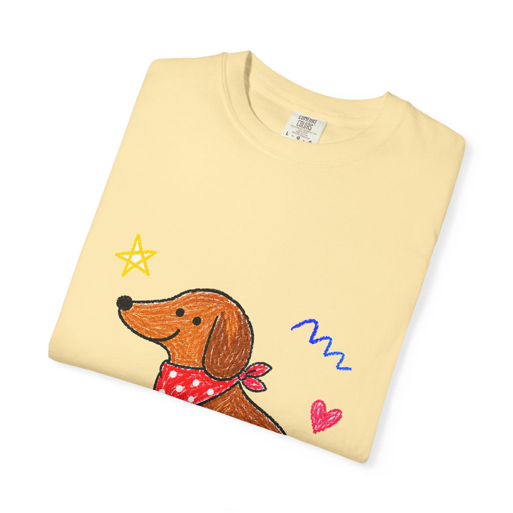 PawJoy Dachshund Good Boy Crayon Tee