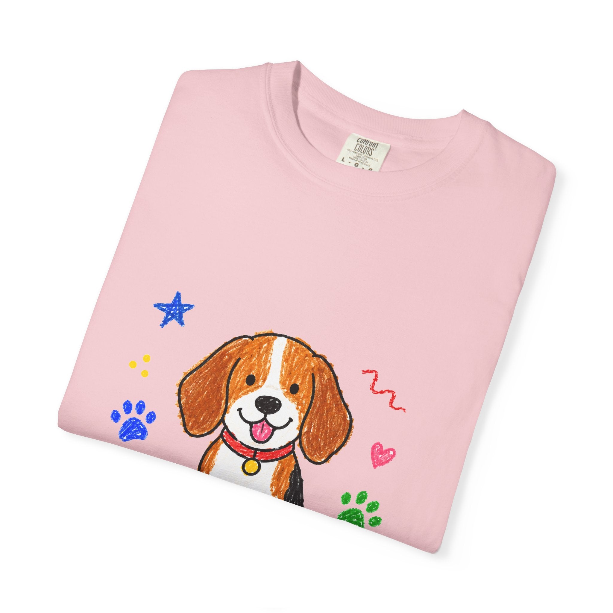 PawJoy Beagle My Kids Have Paws Crayon Tee