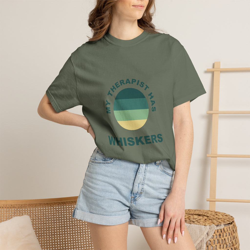 PawJoy Therapist Whiskers Retro Tee