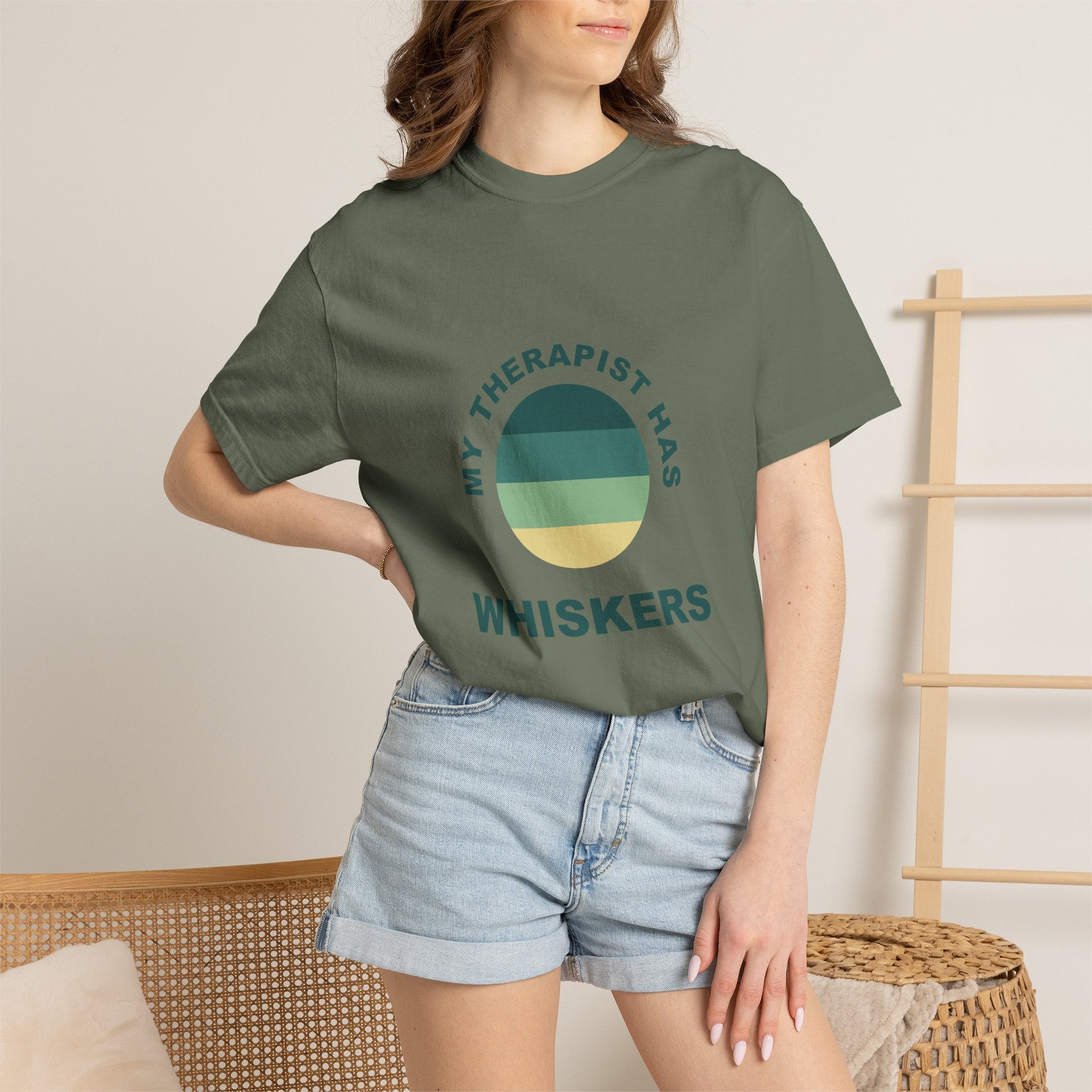 PawJoy Therapist Whiskers Retro Tee