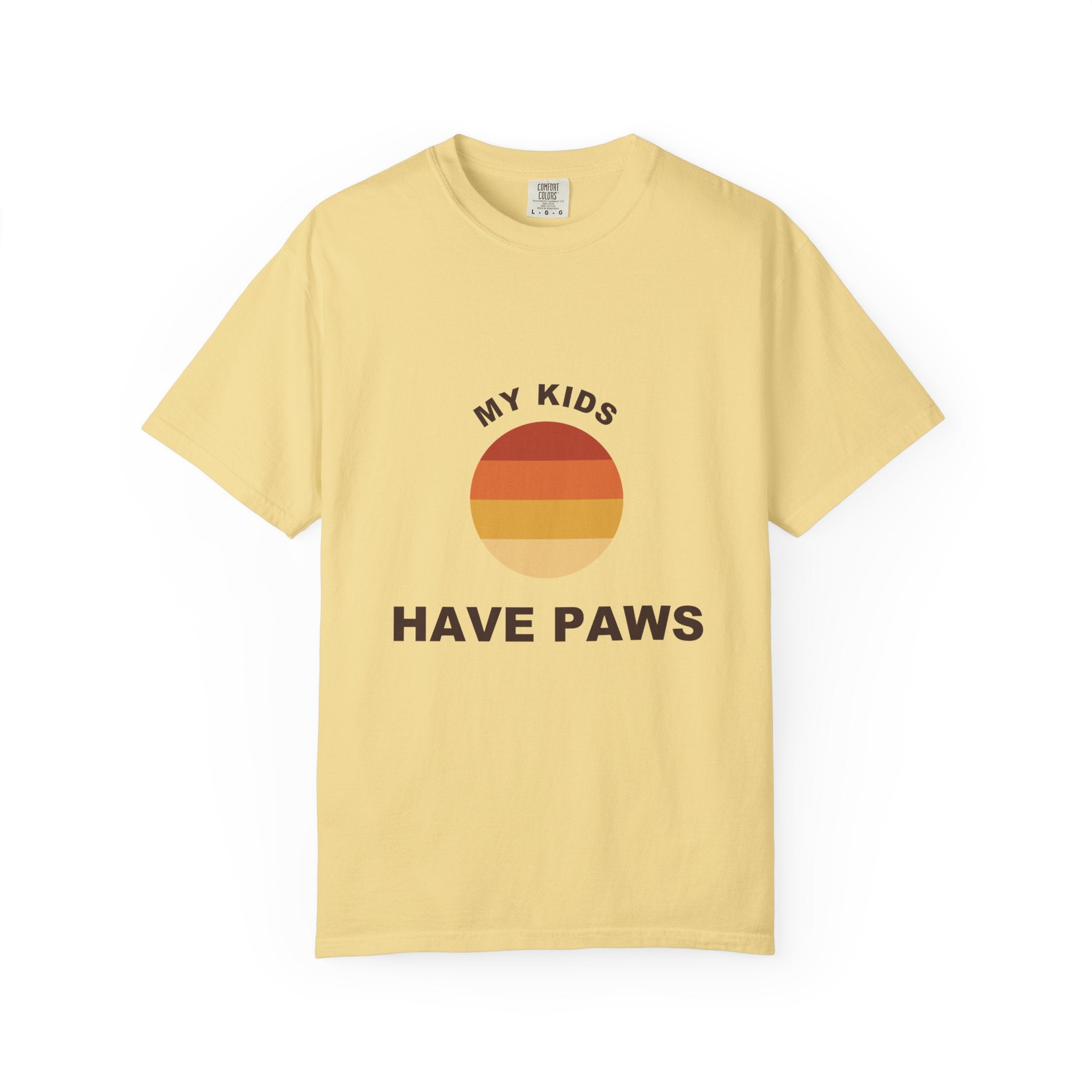 PawJoy My Kids Have Paws Retro Tee