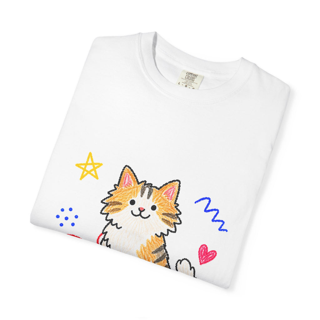 PawJoy Cat Knitting Crayon Tee