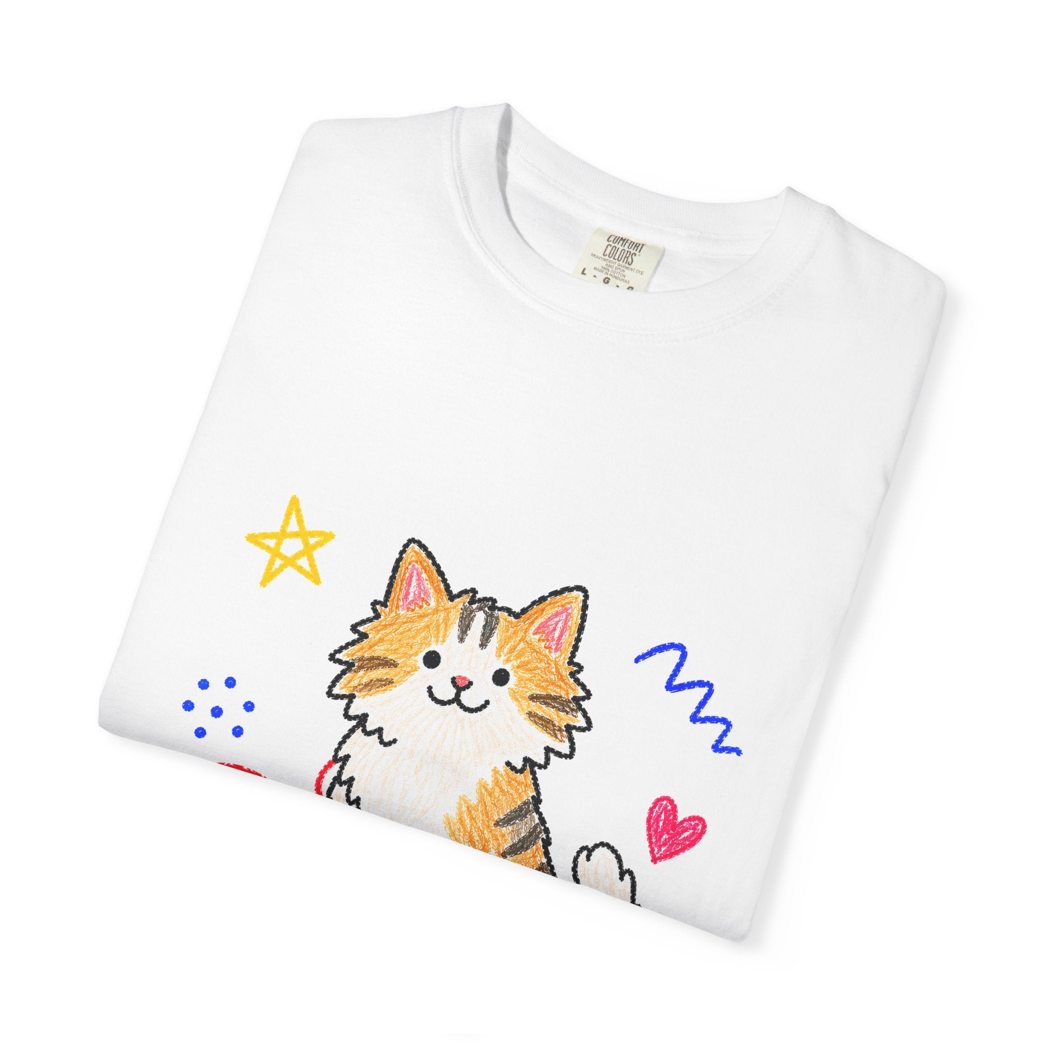 PawJoy Cat Knitting Crayon Tee