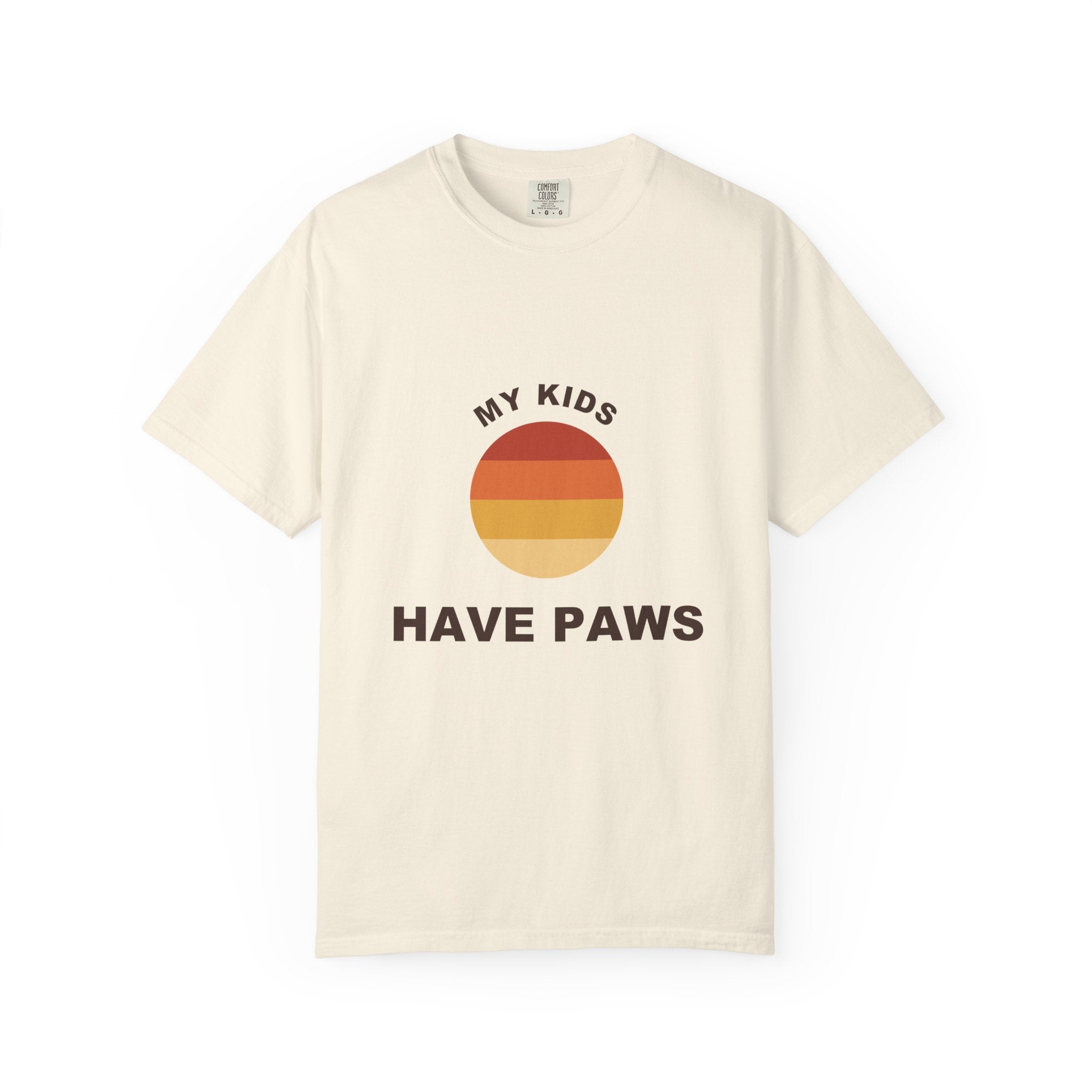 PawJoy My Kids Have Paws Retro Tee