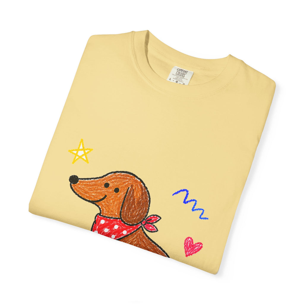 PawJoy Dachshund Good Boy Crayon Tee