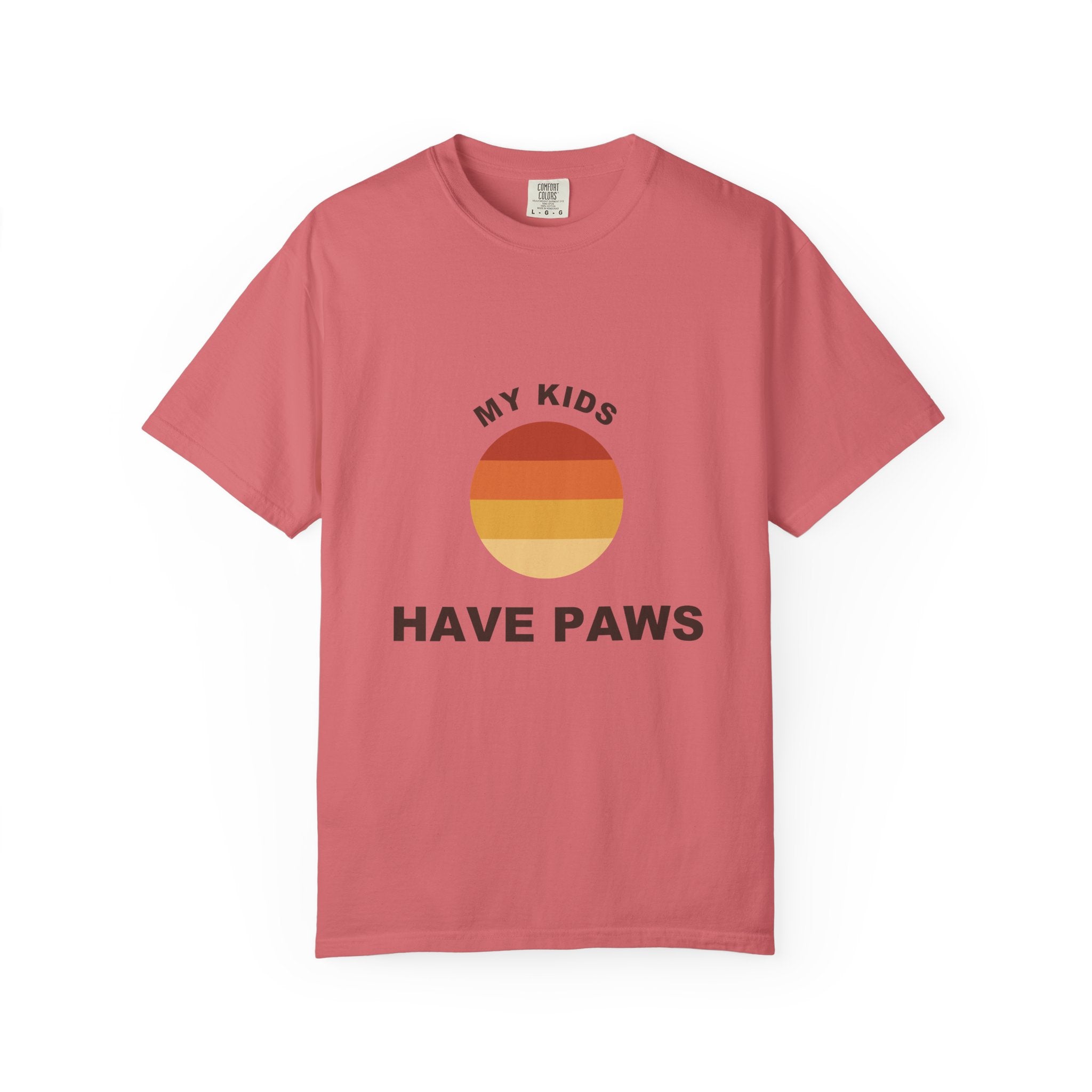 PawJoy My Kids Have Paws Retro Tee