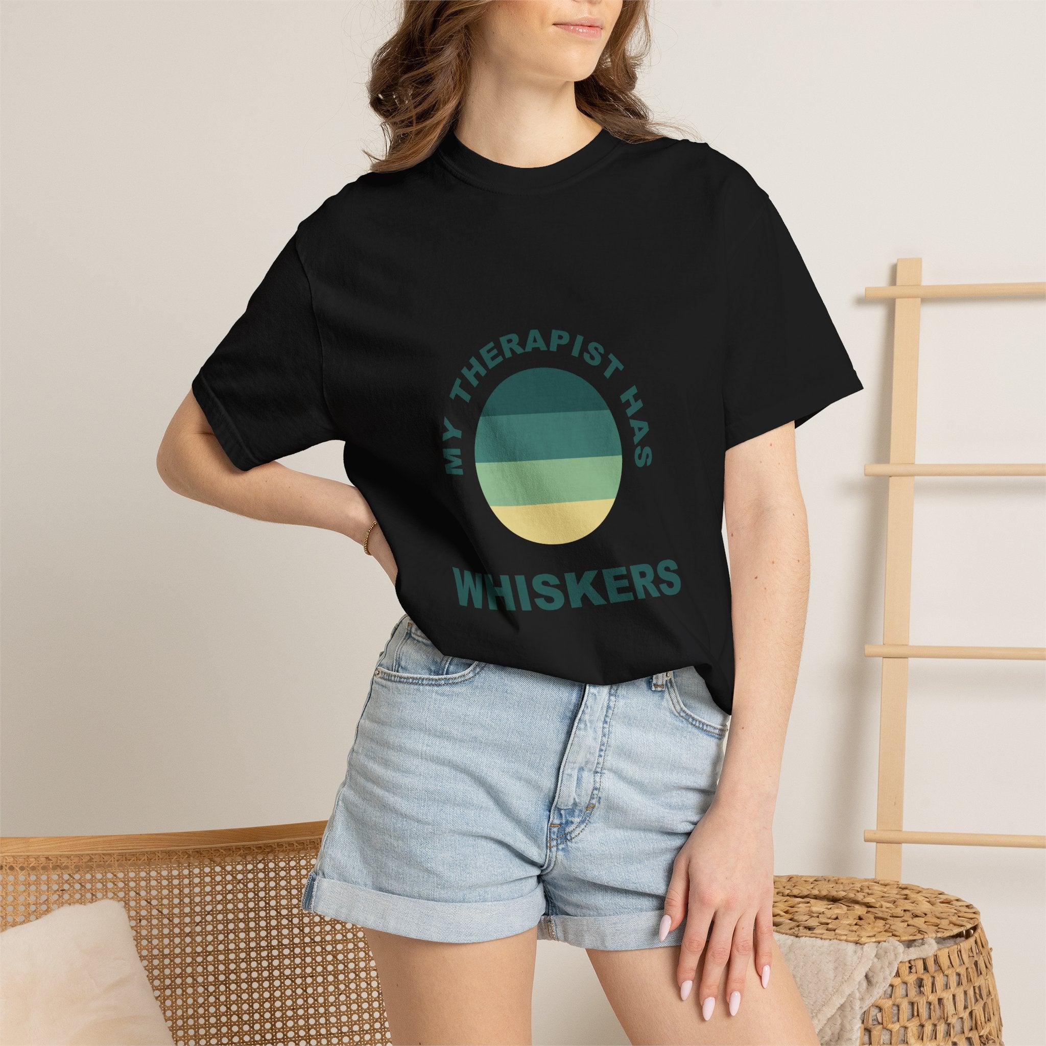 PawJoy Therapist Whiskers Retro Tee