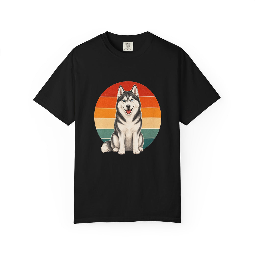 PawJoy Husky Retro Sunset Tee