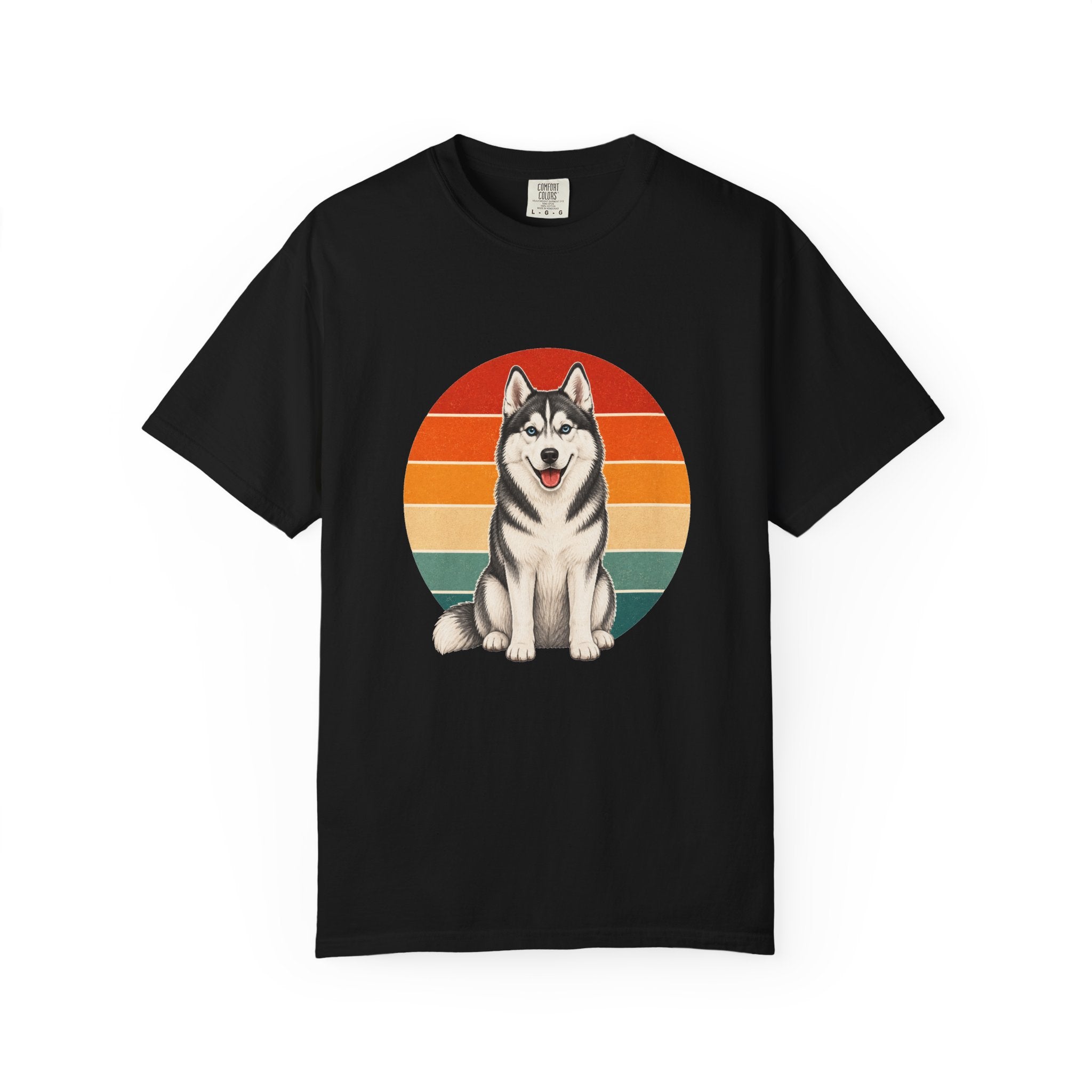 PawJoy Husky Retro Sunset Tee