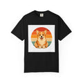 PawJoy Corgi Retro Sunset Tee