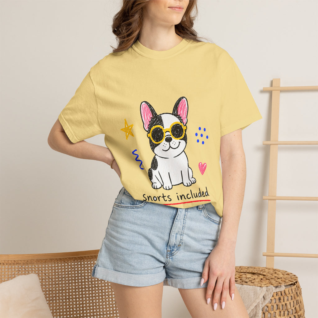 PawJoy French Bulldog Sunglasses Crayon Tee