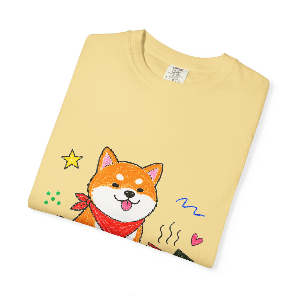 PawJoy Shiba Inu Ramen Crayon Tee