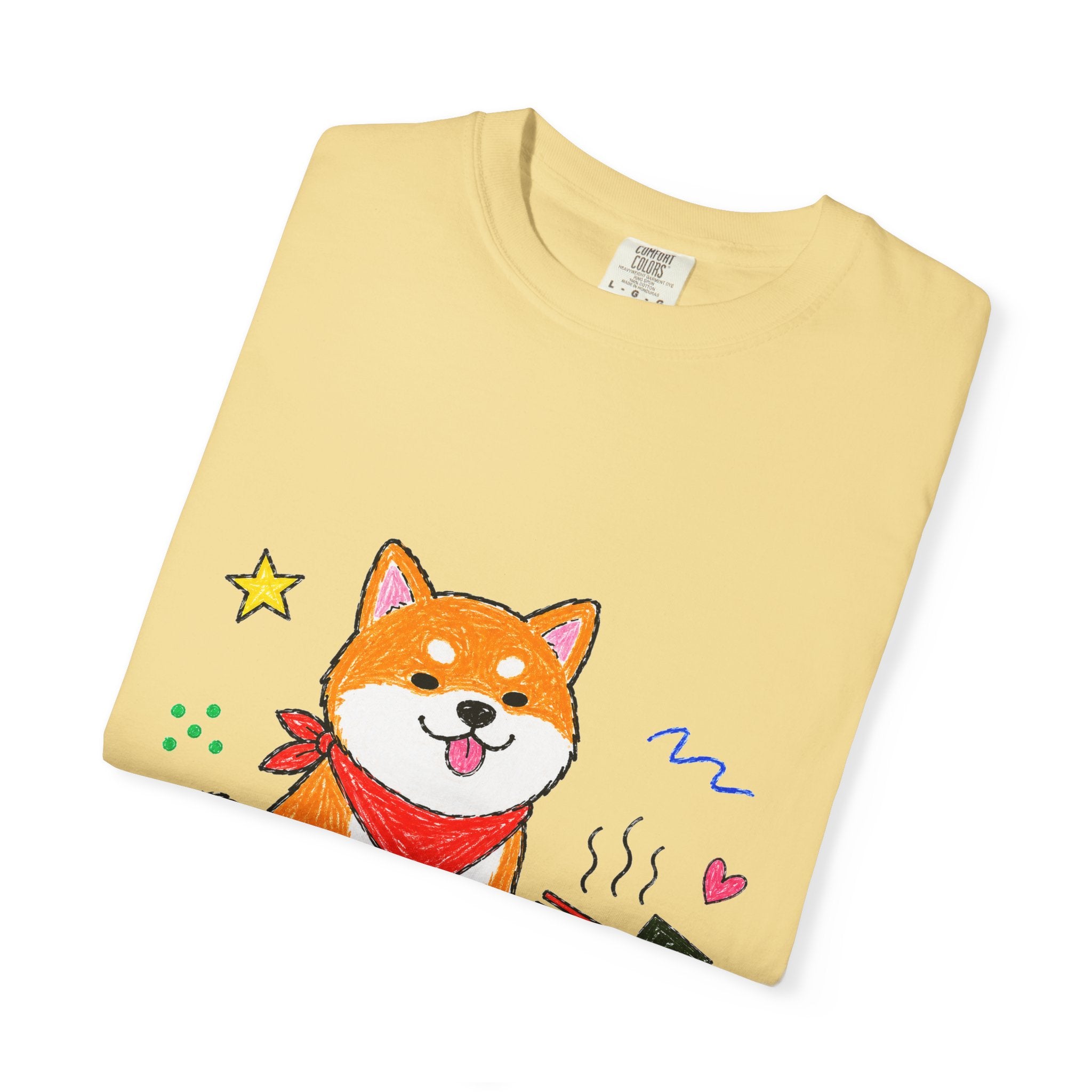 PawJoy Shiba Inu Ramen Crayon Tee