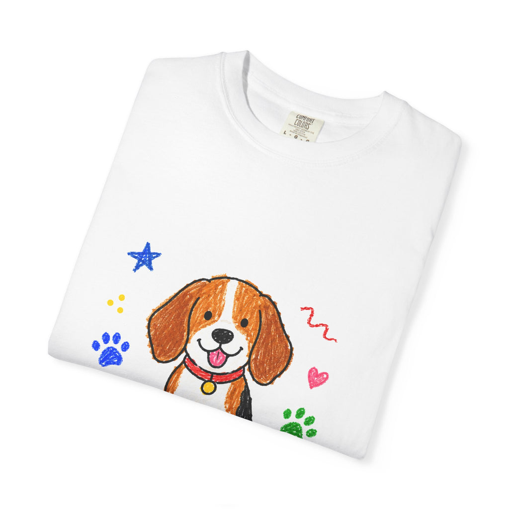 PawJoy Beagle My Kids Have Paws Crayon Tee
