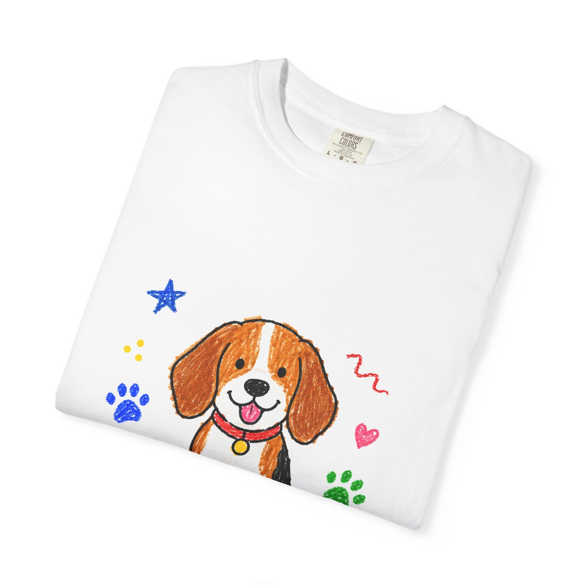 PawJoy Beagle My Kids Have Paws Crayon Tee