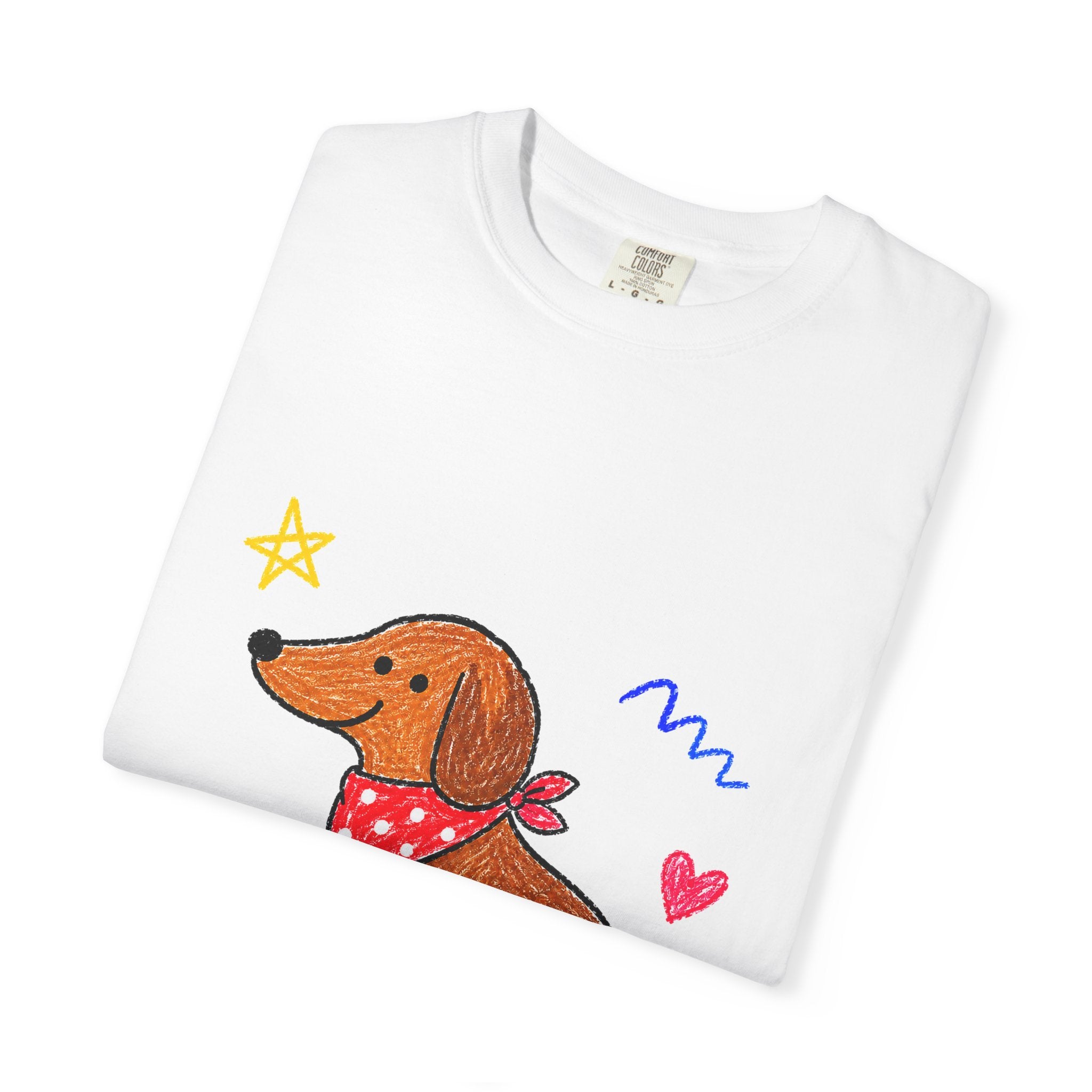 PawJoy Dachshund Good Boy Crayon Tee
