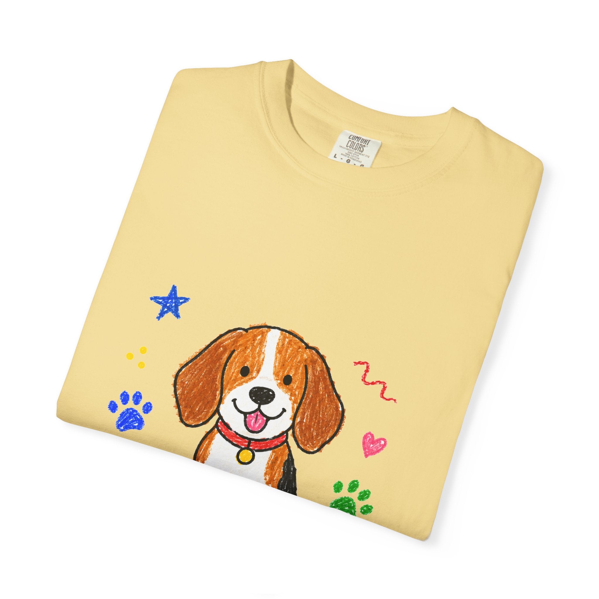 PawJoy Beagle My Kids Have Paws Crayon Tee
