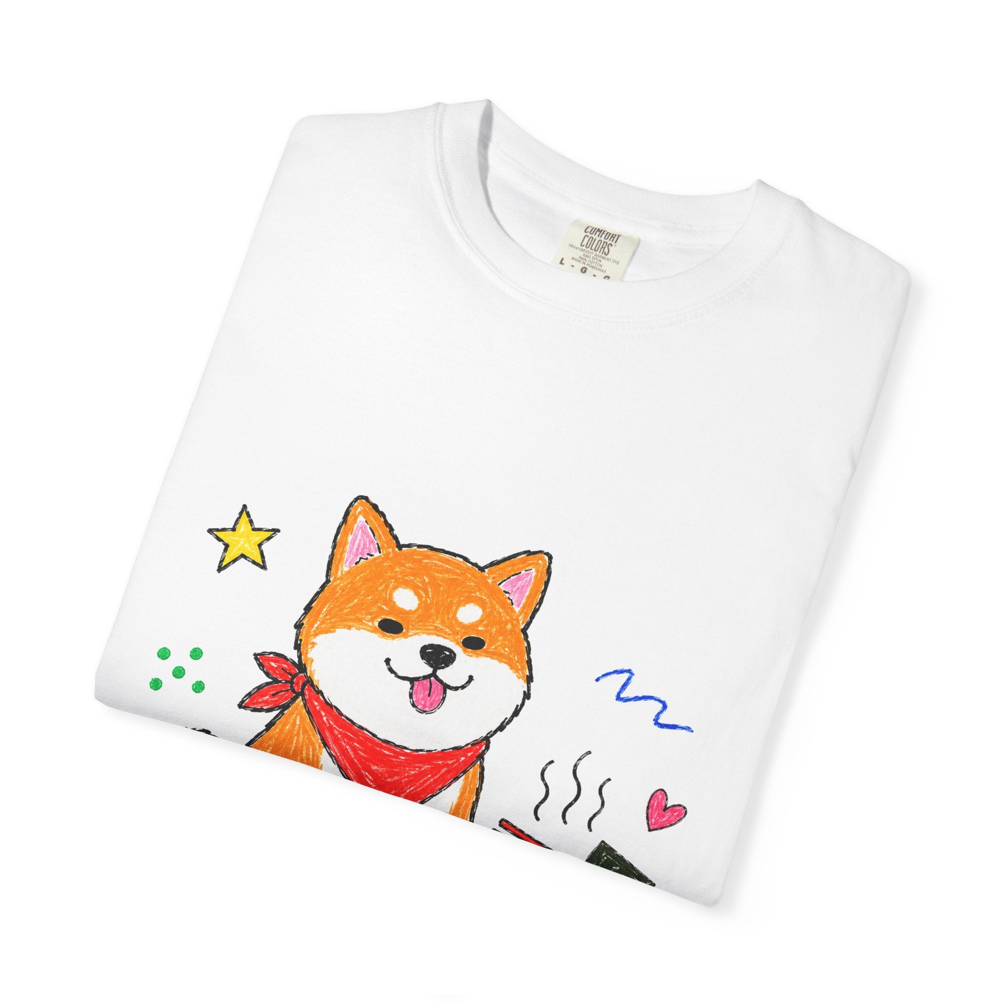 PawJoy Shiba Inu Ramen Crayon Tee