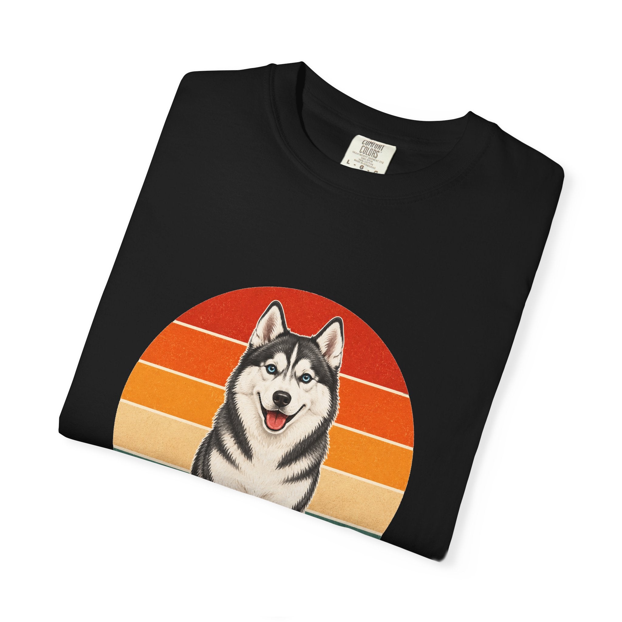 PawJoy Husky Retro Sunset Tee