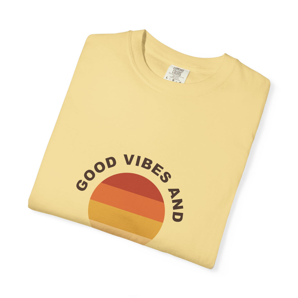 PawJoy Good Vibes Dog Hair Retro Tee