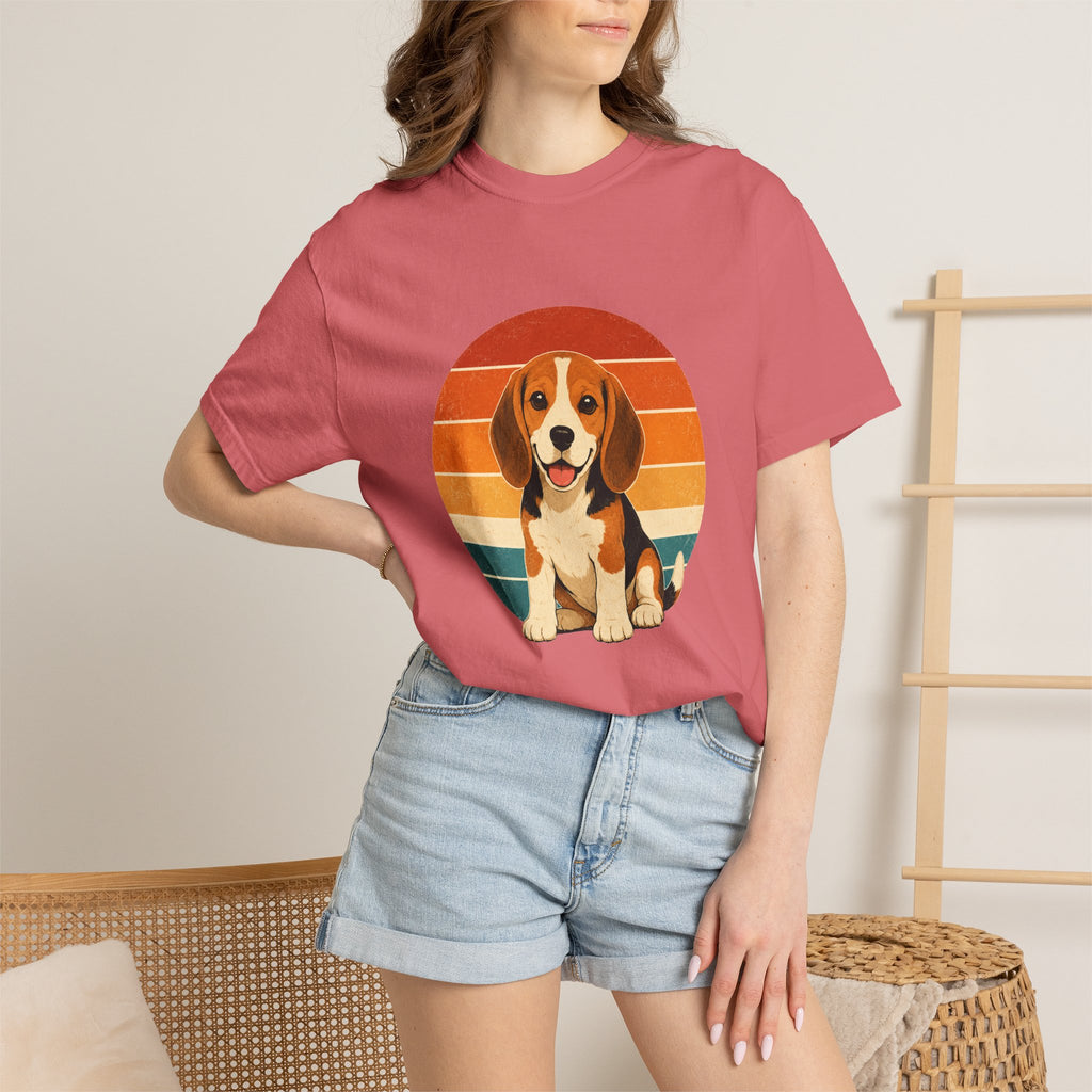 PawJoy Beagle Retro Sunset Tee