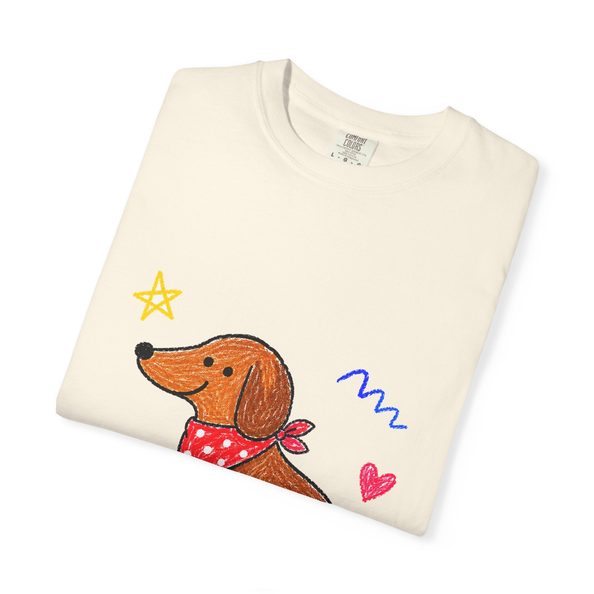 PawJoy Dachshund Good Boy Crayon Tee