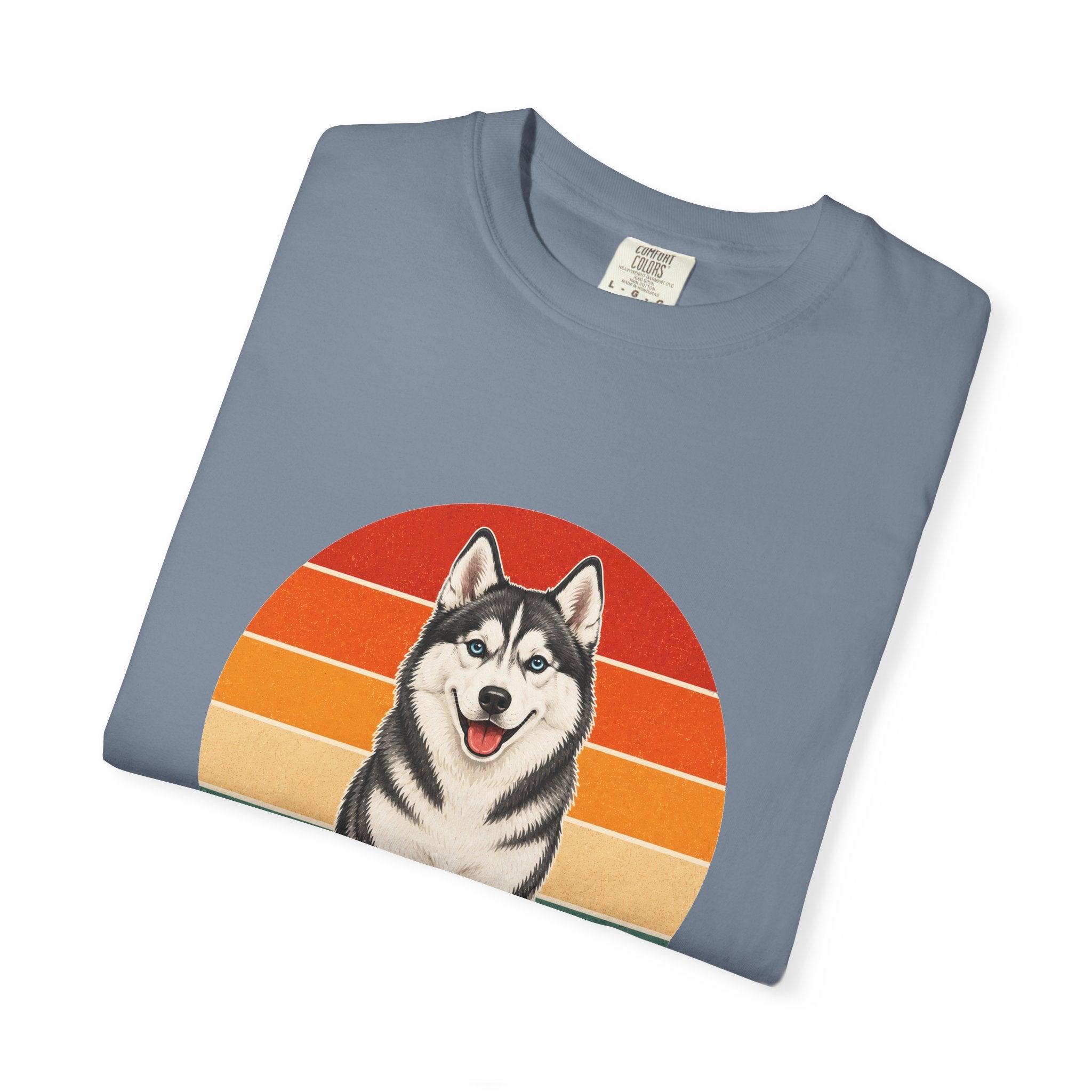 PawJoy Husky Retro Sunset Tee