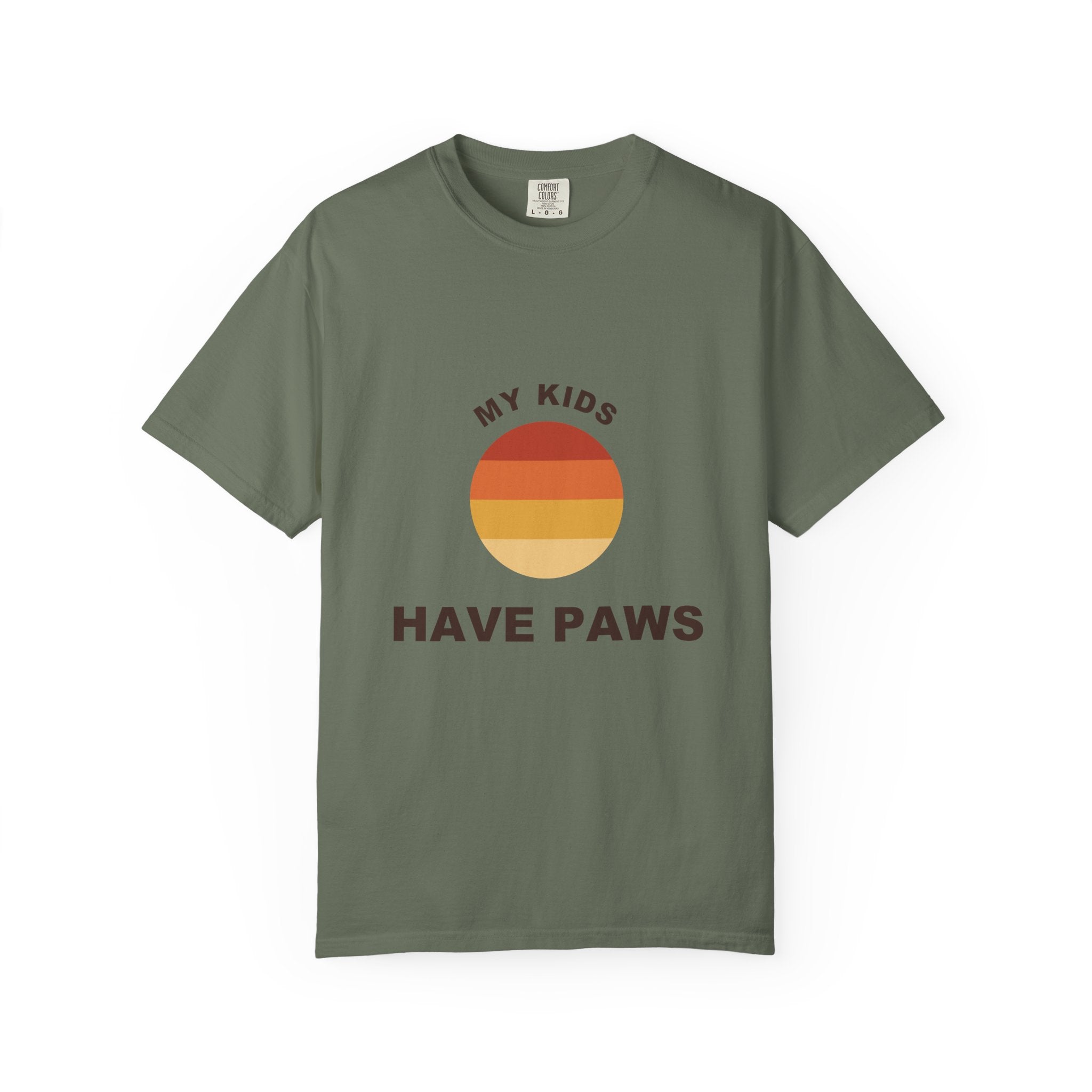 PawJoy My Kids Have Paws Retro Tee