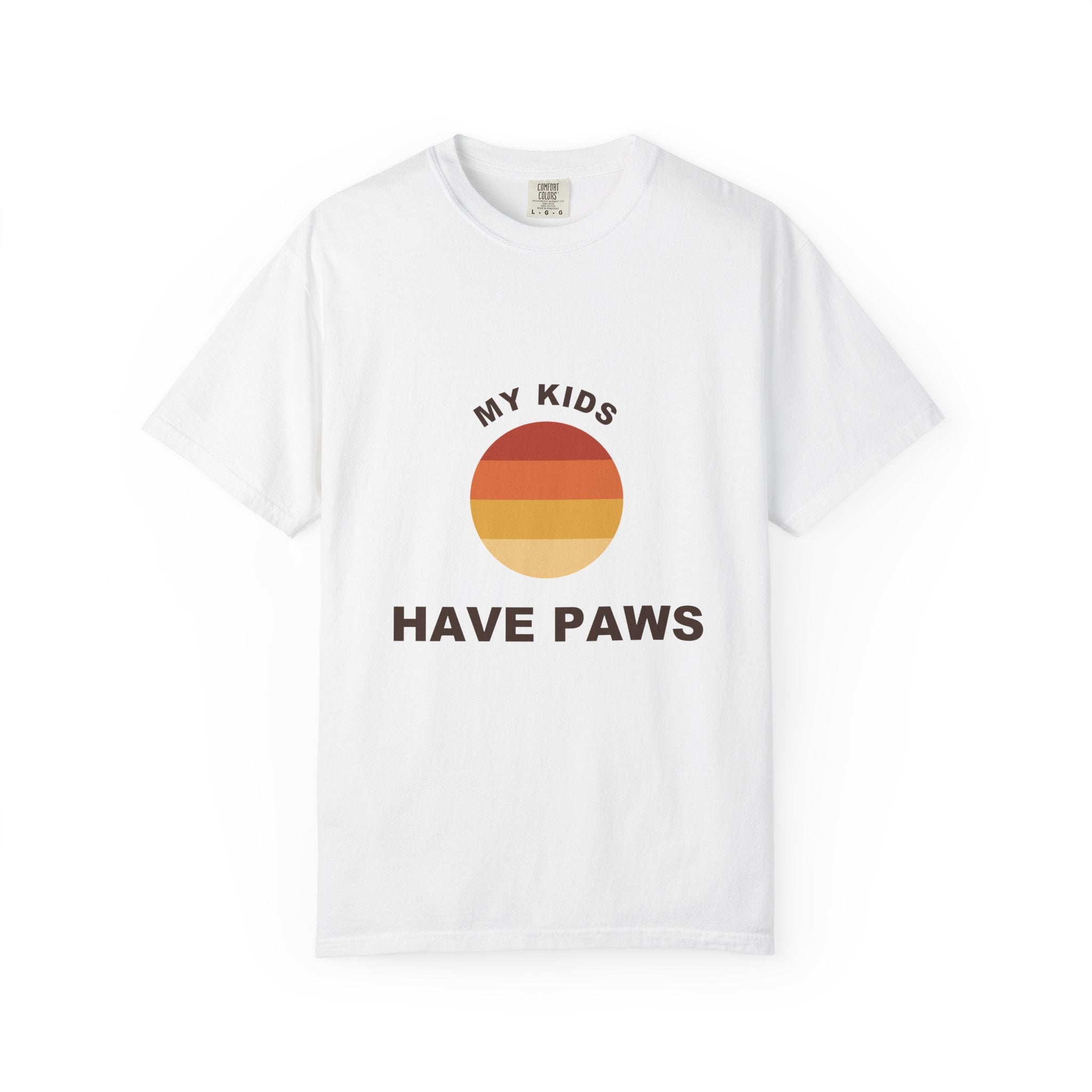 PawJoy My Kids Have Paws Retro Tee