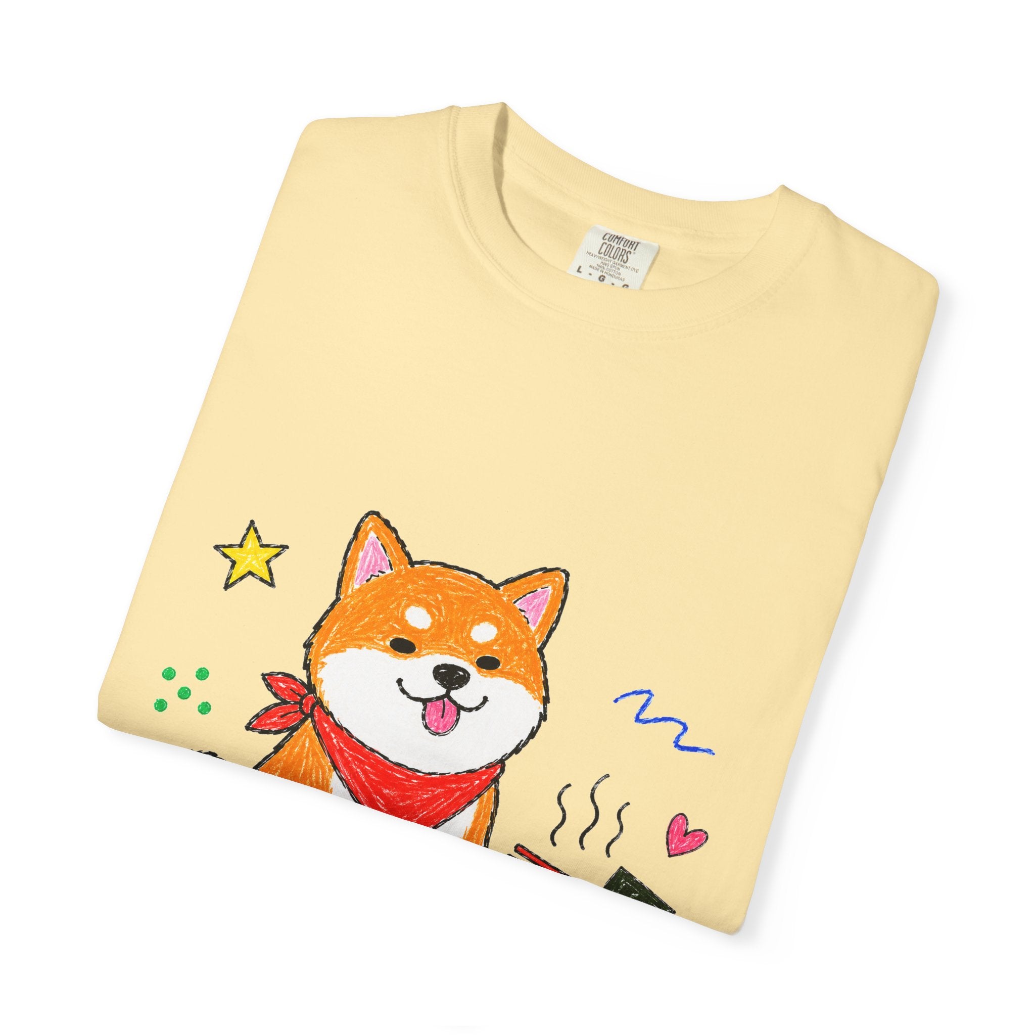 PawJoy Shiba Inu Ramen Crayon Tee