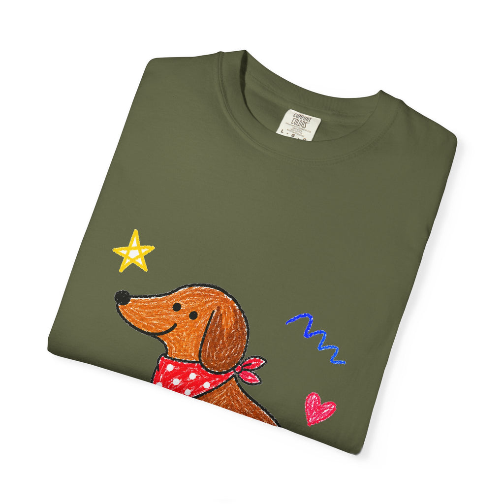 PawJoy Dachshund Good Boy Crayon Tee