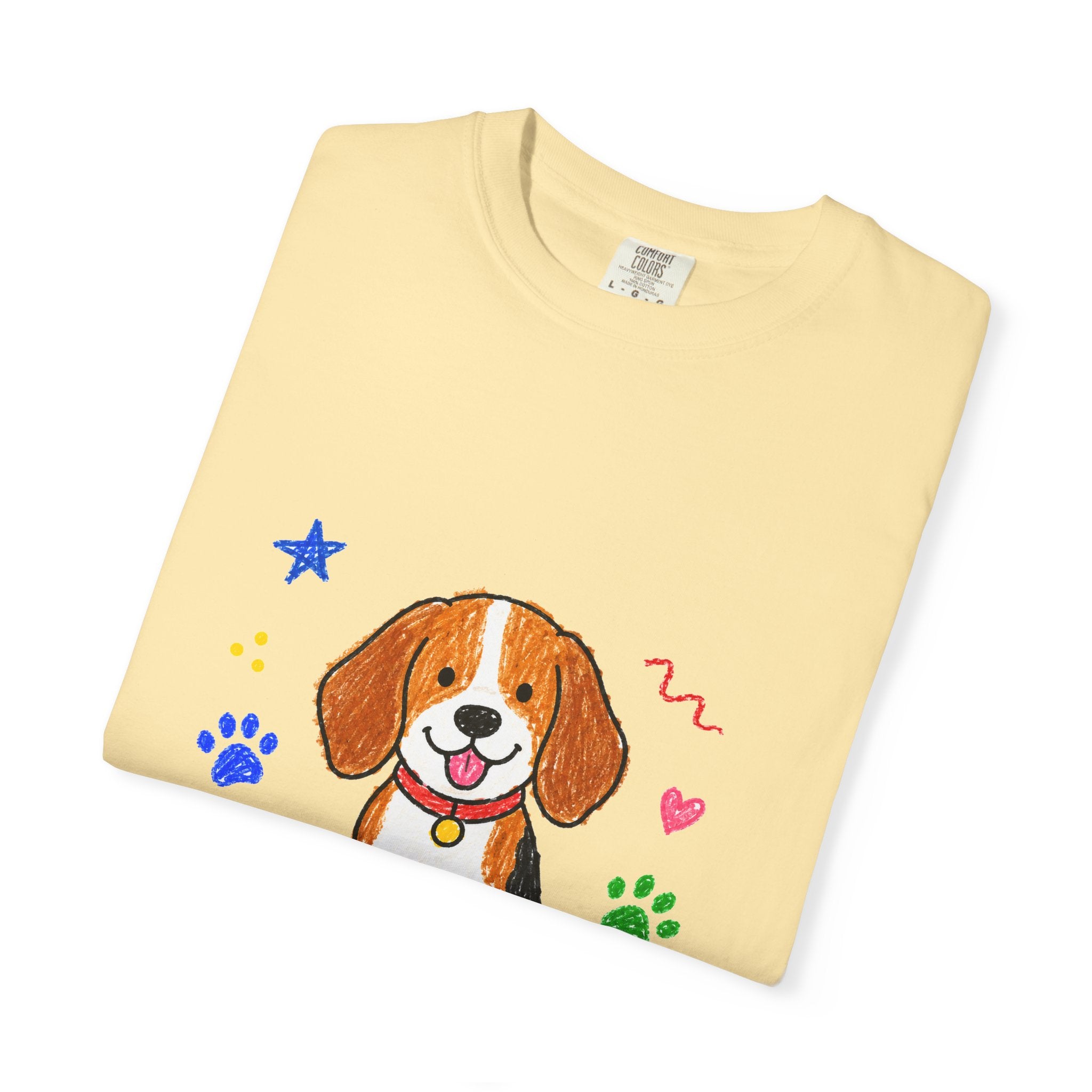 PawJoy Beagle My Kids Have Paws Crayon Tee