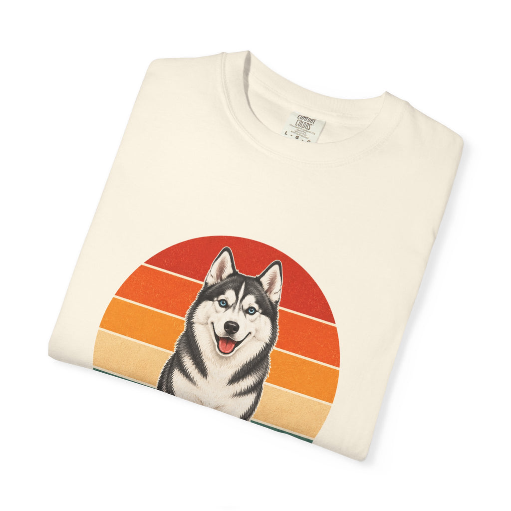 PawJoy Husky Retro Sunset Tee