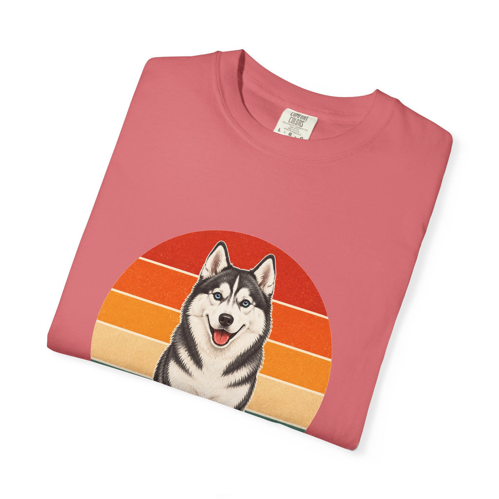 PawJoy Husky Retro Sunset Tee
