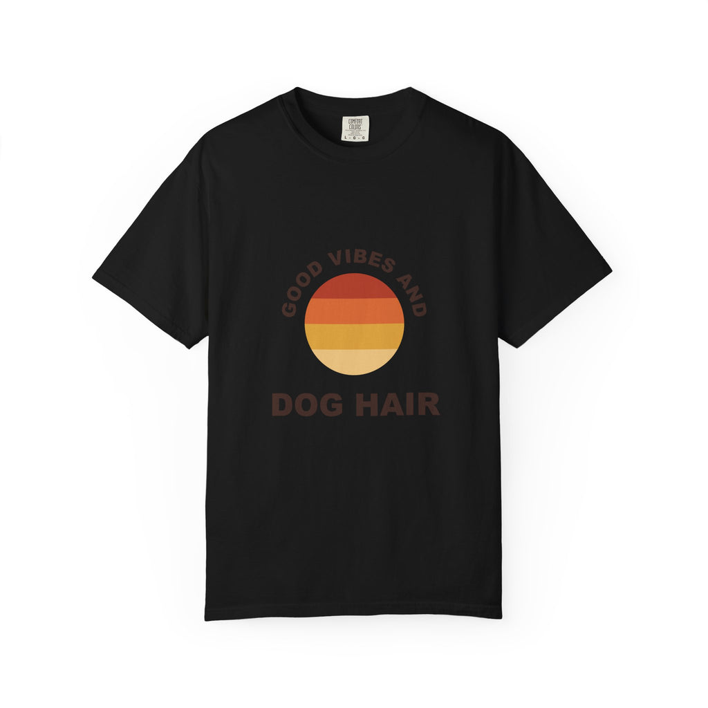 PawJoy Good Vibes Dog Hair Retro Tee