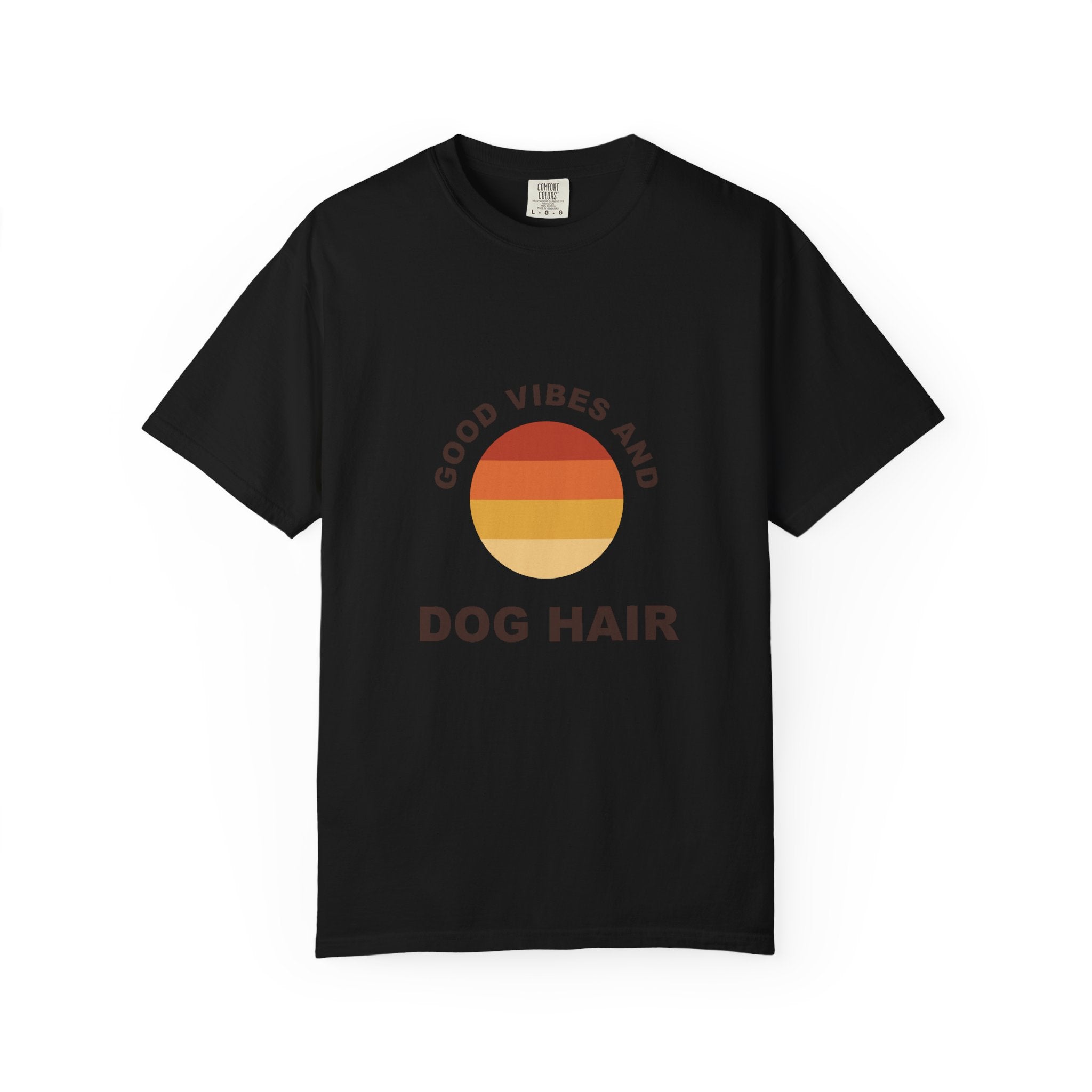 PawJoy Good Vibes Dog Hair Retro Tee