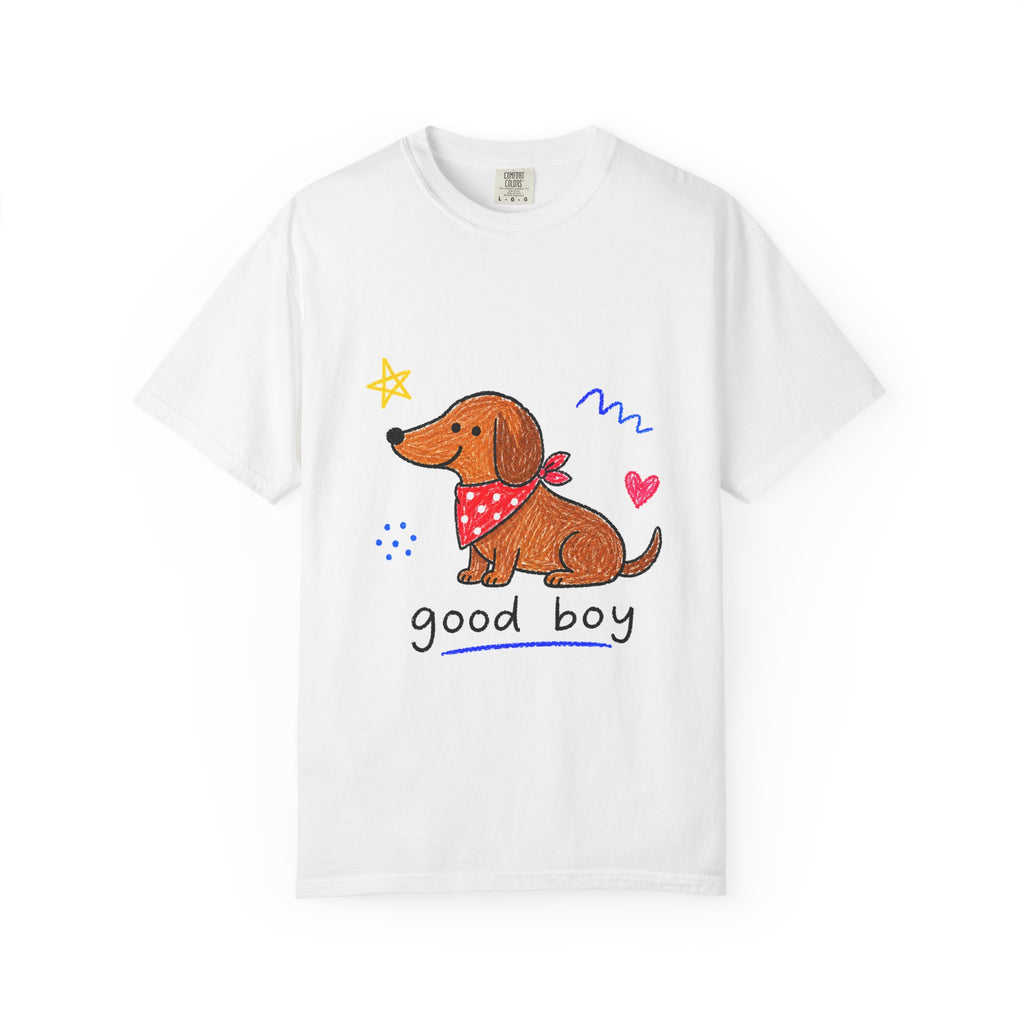PawJoy Dachshund Good Boy Crayon Tee