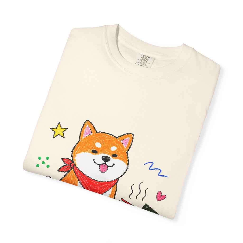 PawJoy Shiba Inu Ramen Crayon Tee