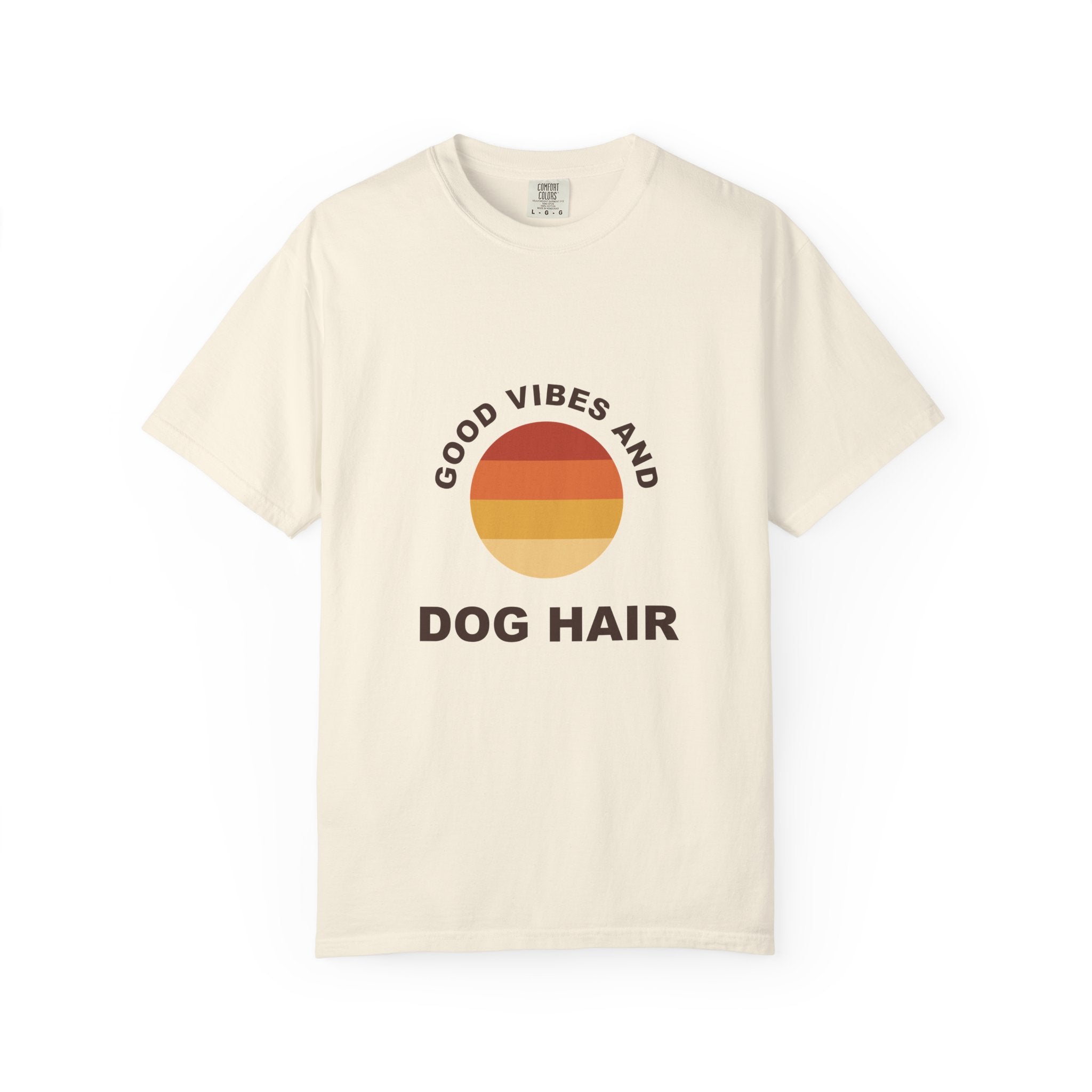PawJoy Good Vibes Dog Hair Retro Tee