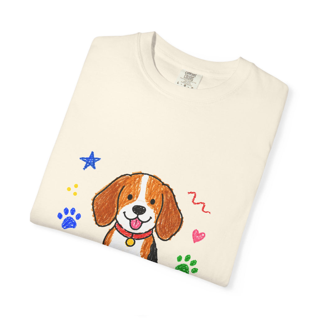 PawJoy Beagle My Kids Have Paws Crayon Tee