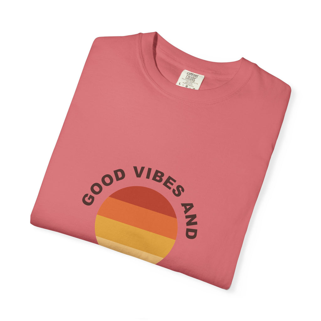 PawJoy Good Vibes Dog Hair Retro Tee
