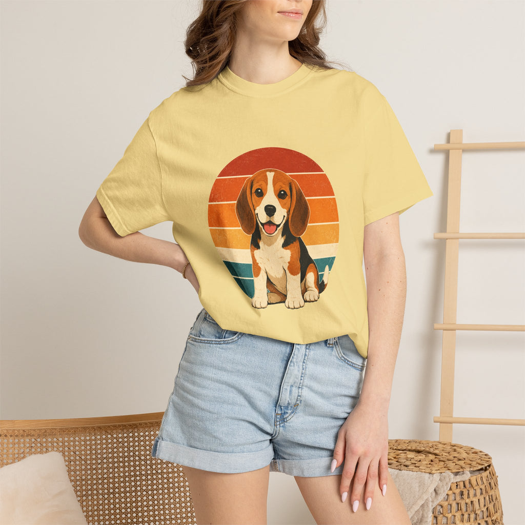 PawJoy Beagle Retro Sunset Tee