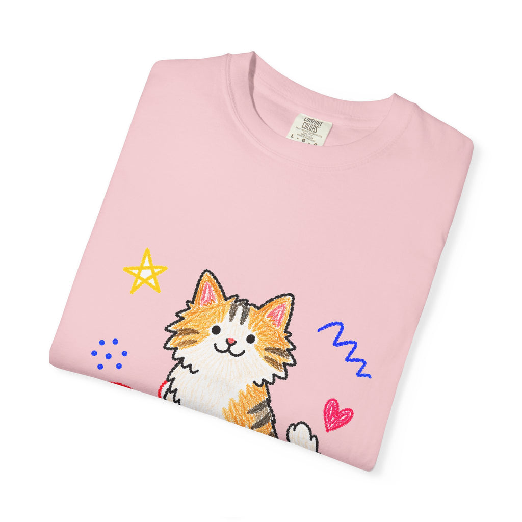 PawJoy Cat Knitting Crayon Tee