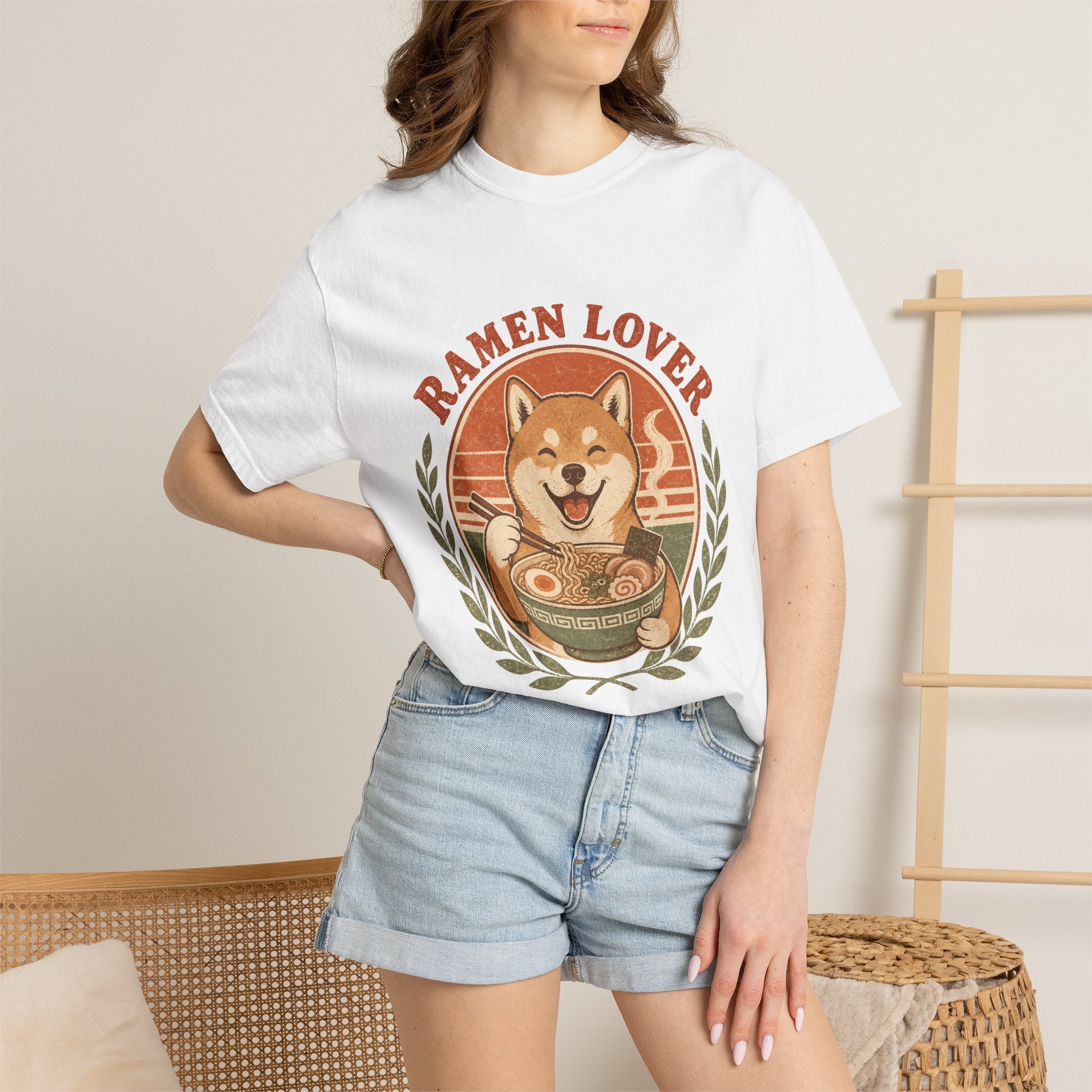 PawJoy Shiba Inu Ramen Vintage Tee