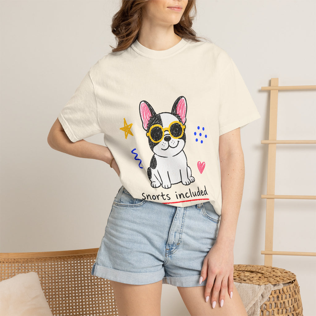 PawJoy French Bulldog Sunglasses Crayon Tee